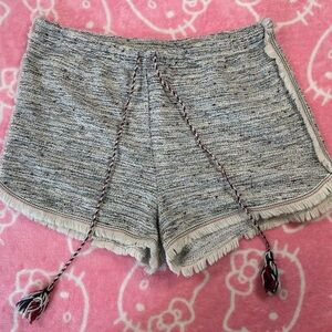 Gray Women's Fringe Shorts Chelsea and violet